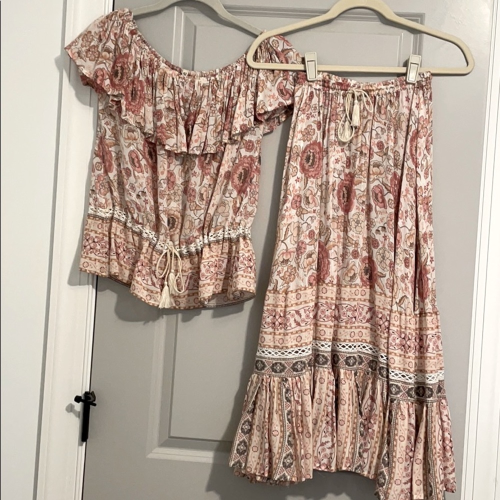 Spell Deigns Top & Skirt Set